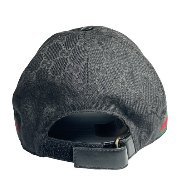 ORIGINAL GG CANVAS BASEBALL HAT WITH WEB - Picture 3 of 6